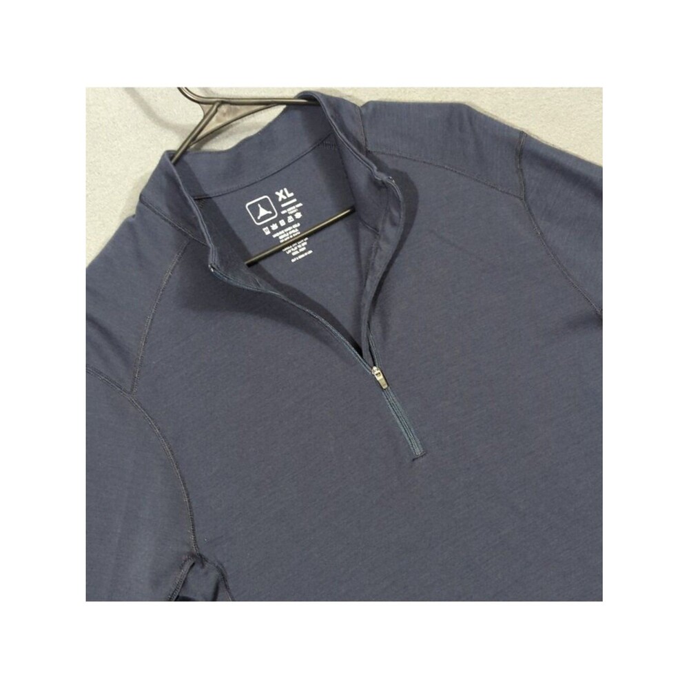 Triple Aught Design 1/4 Zip Pullover Mens XL Navy Merino Wool Performance T00561